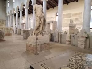 A statue inside the Concordia Archeological Musem of Portogruaro